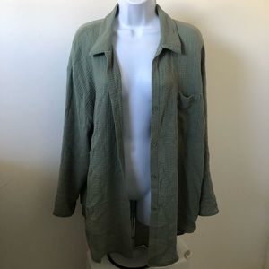 Linen Button Up Blouse